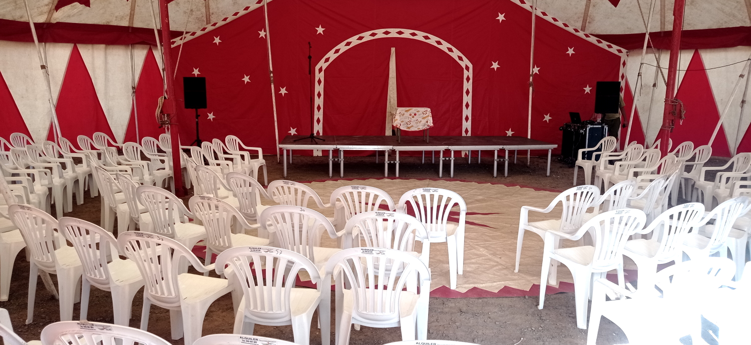 Aerial Circo Lanzarote Carpa para Eventos y Espectáculos