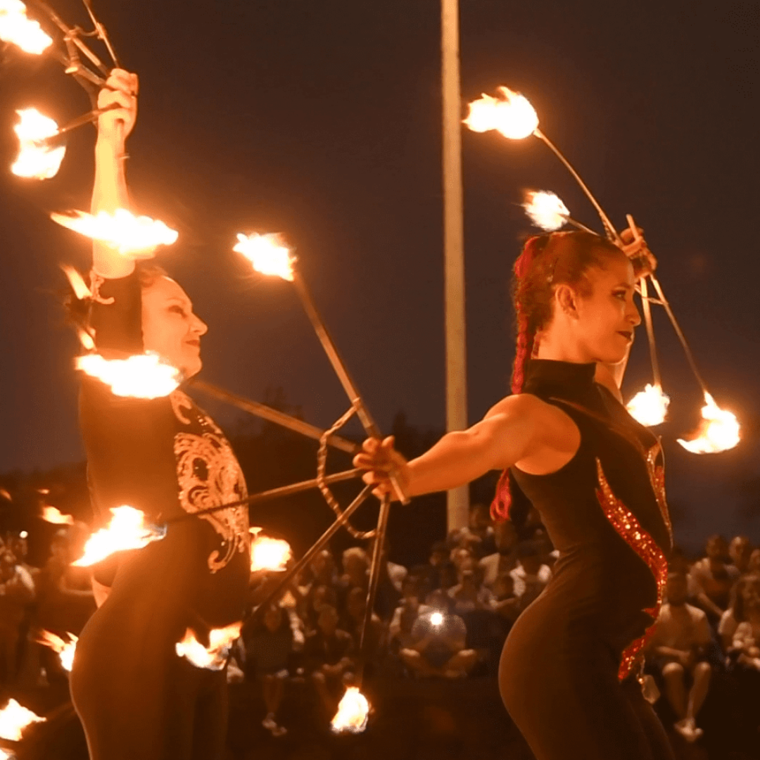 contratar espectaculo con fuego